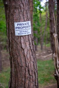 No Right of Way Sign